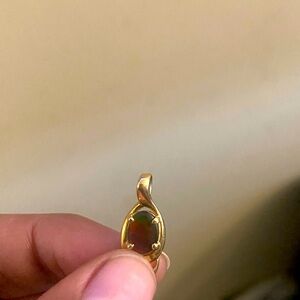 14k gold pendant unique rare style